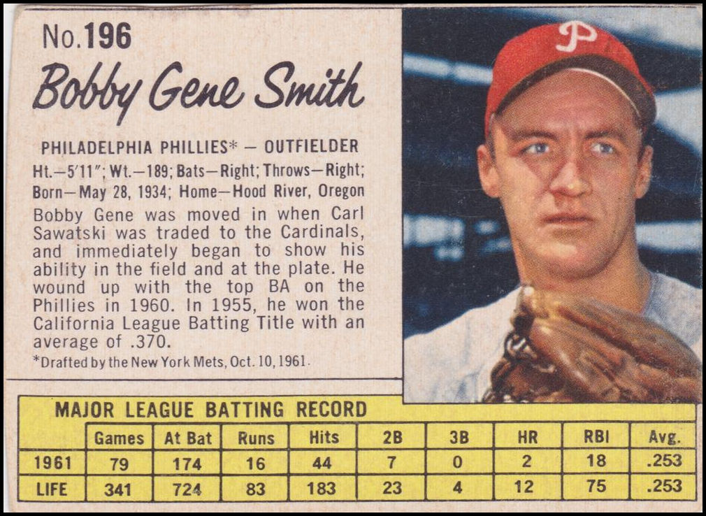 196 Bobby Gene Smith